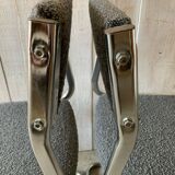 Series of 4 chrome chairs