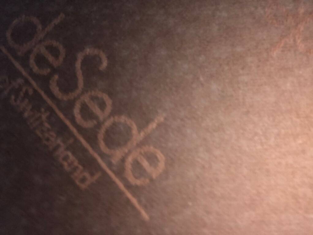 70s leather sofa ds 140 de sede