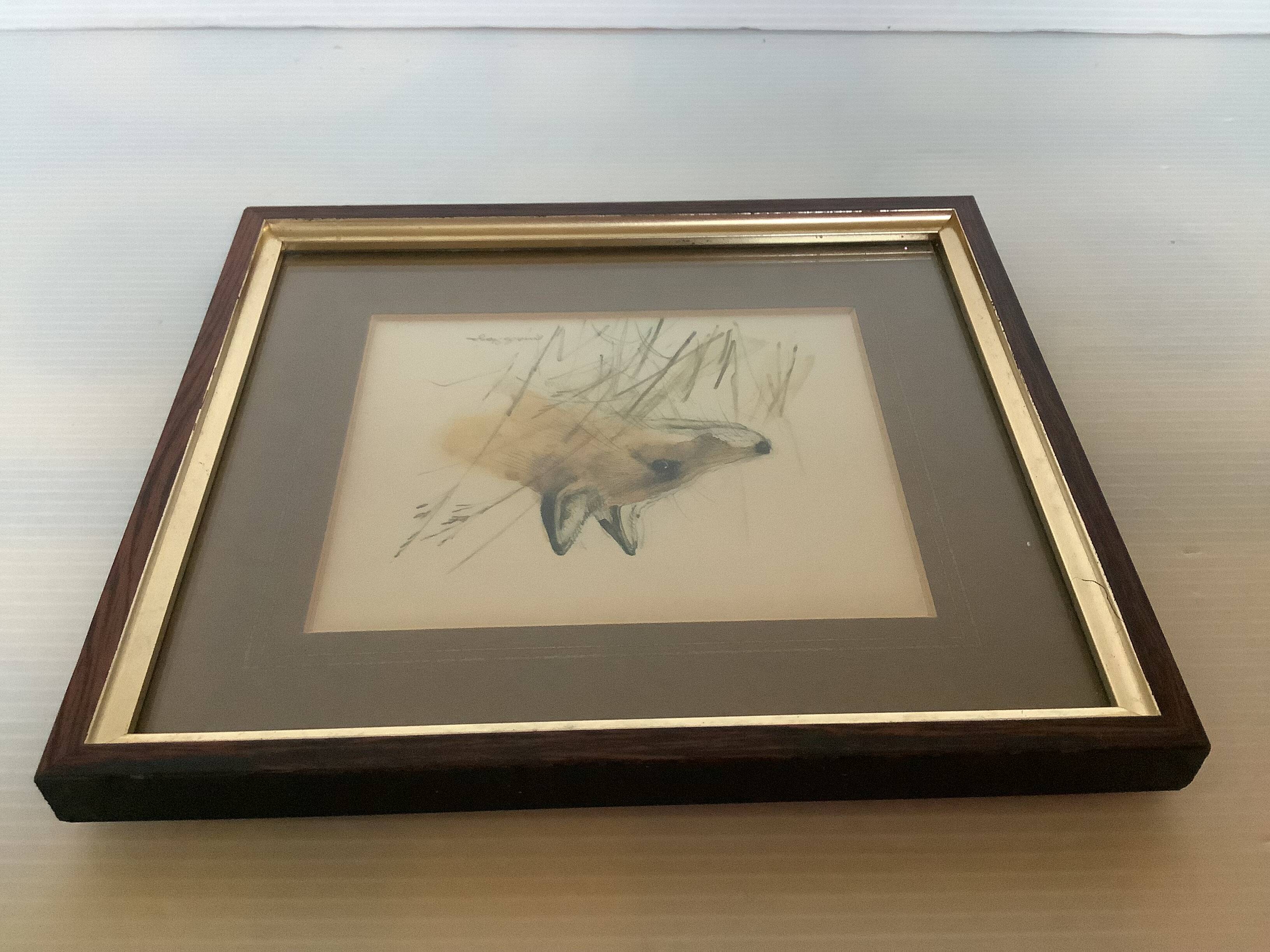 Small fox painting lady clare