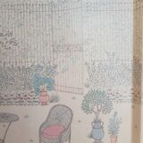 Plateau en fibre de verre Alpac France Sylvie Hétreau Camaieu vintage