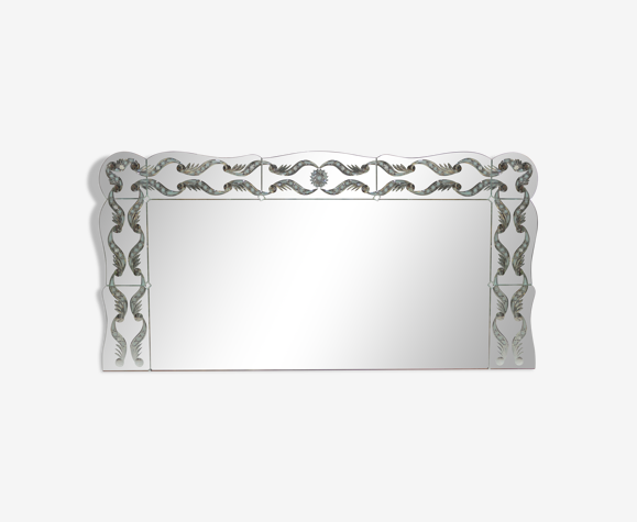 Miroir de brasserie art déco biseauté 100cm x 200cm