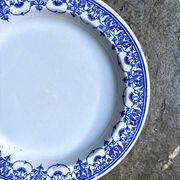 Round iron clay dish, “Drouot” service