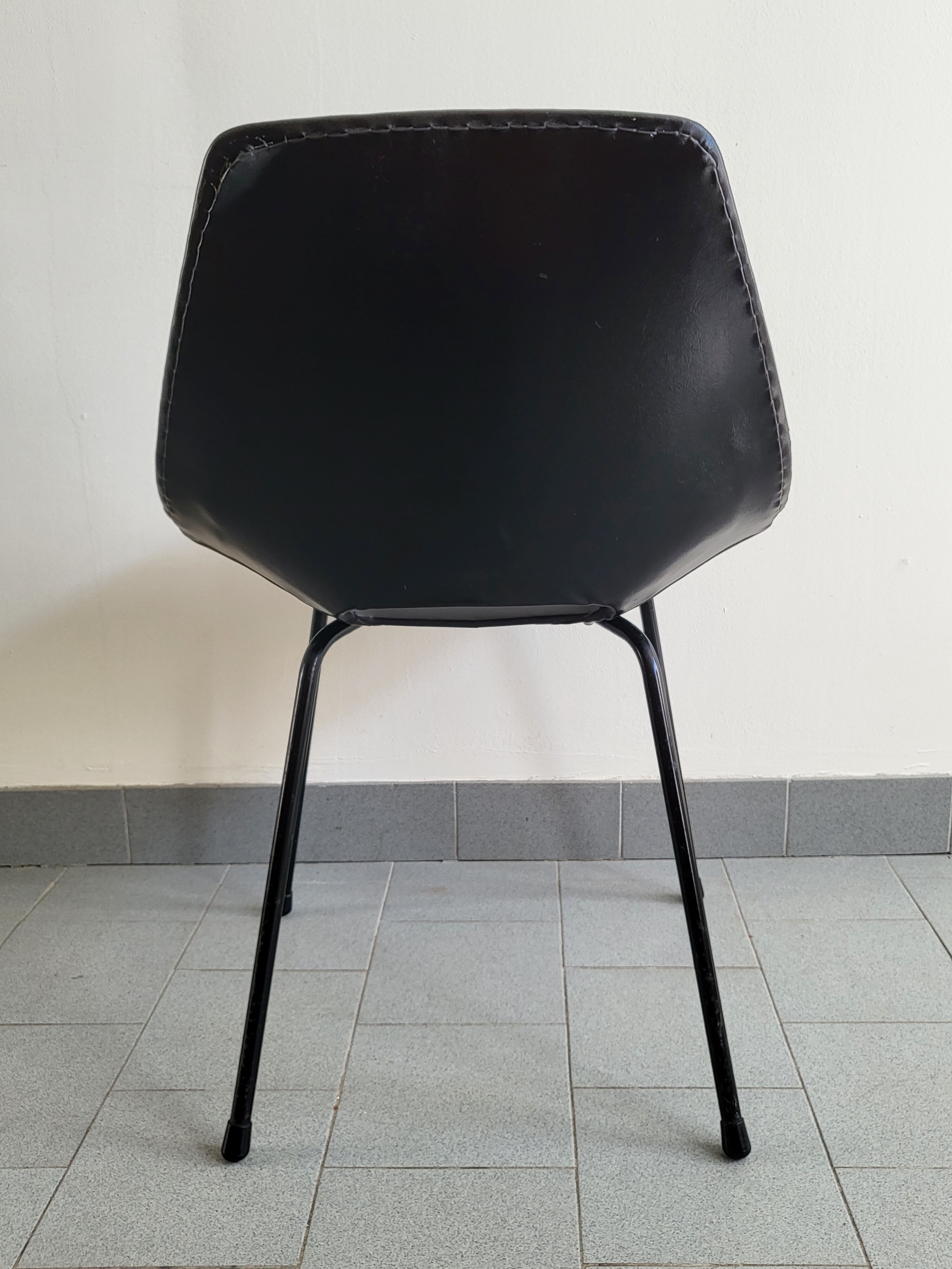 Pierre Guariche tonneau chair for Steiner 1950 vintage