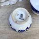 Petits bols anciens Badonviller décor bleu cobalt