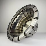 Vintage metal pendant attributed to Elio Martinelli for Martinelli Luce, Italy, 1960s.