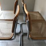 4 chairs Cesca b32 by Marcel Breuer