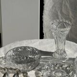 Petit vase en verre évasé classique