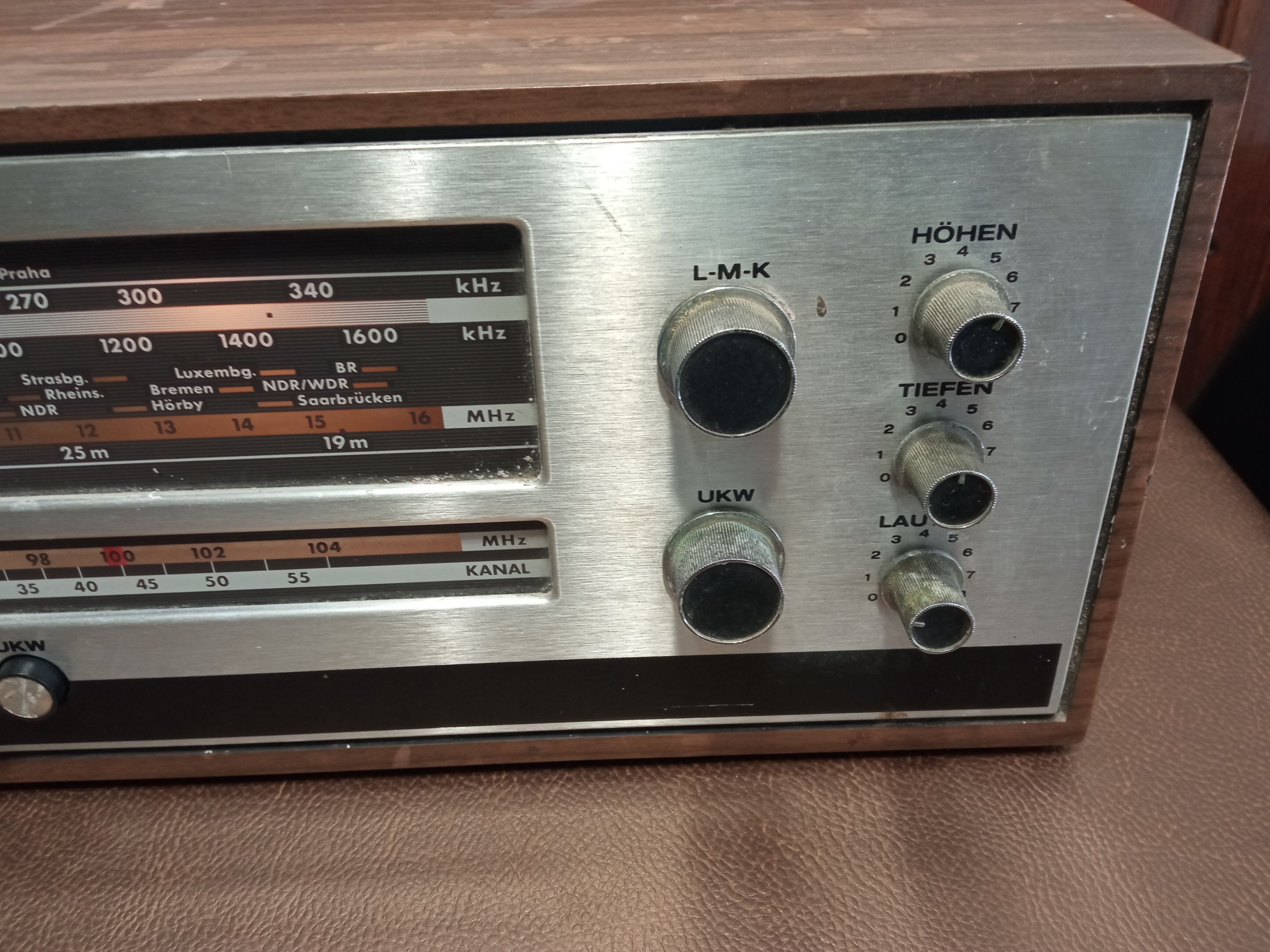 Amp tuner telefunken vintage model gavote 1691
