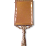 Mirror opposite hand 1900 silver metal