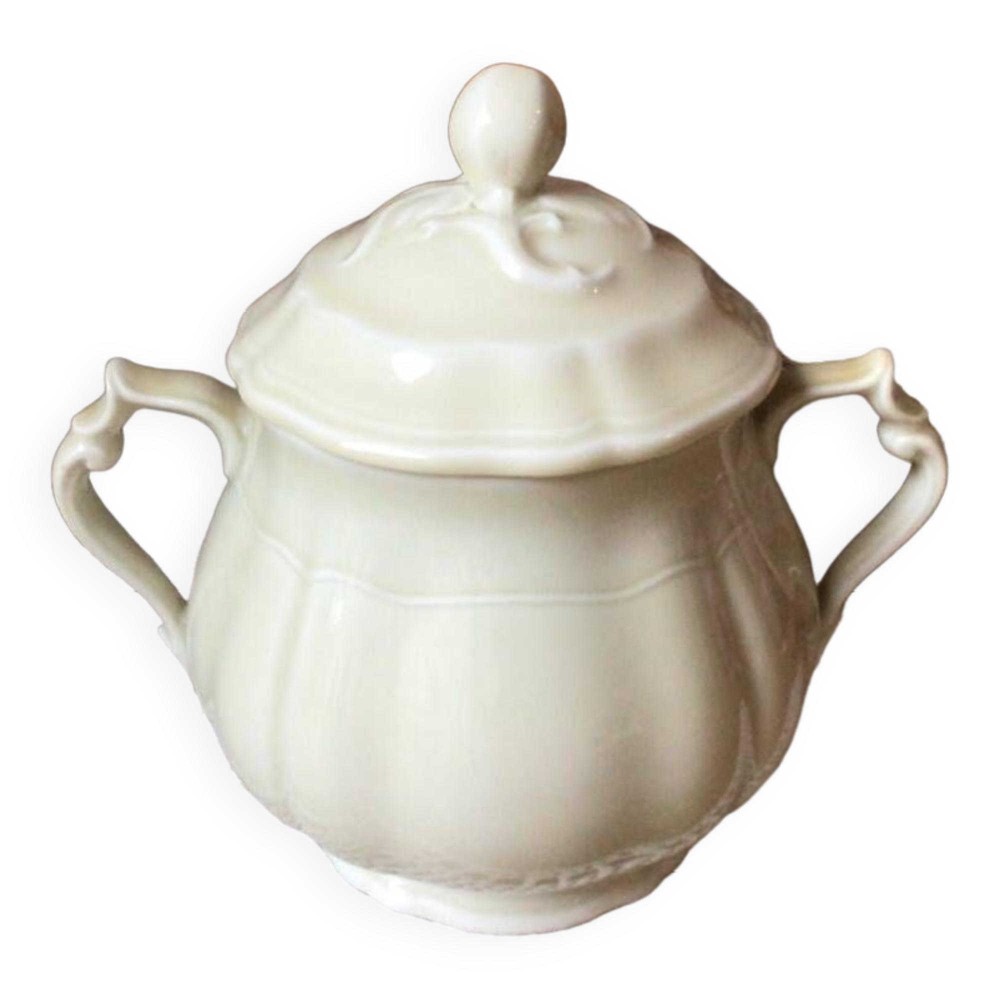 Porcelain sugar bowl