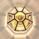 IRon and clear glass ceiling lights by Limburg, Germany, 1960s