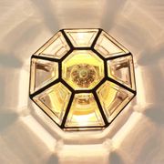 IRon and clear glass ceiling lights by Limburg, Germany, 1960s