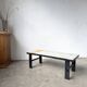 Ceramic Coffee Table Jean Jaffreux 1950s - Metal & Vintage Orange