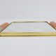 Mirror tray with diamond pattern made of brass and copper, 50