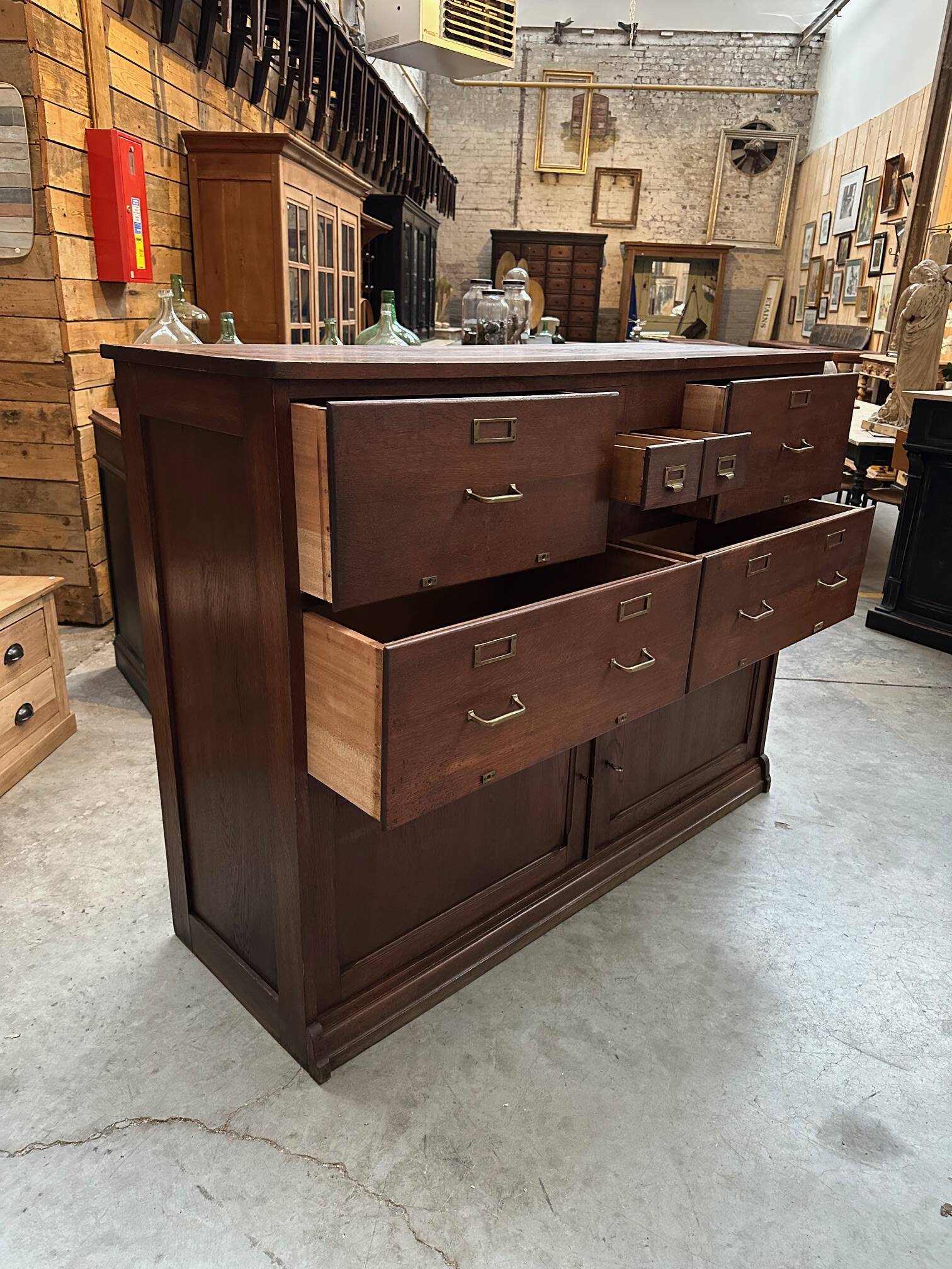 Oak workshop furniture