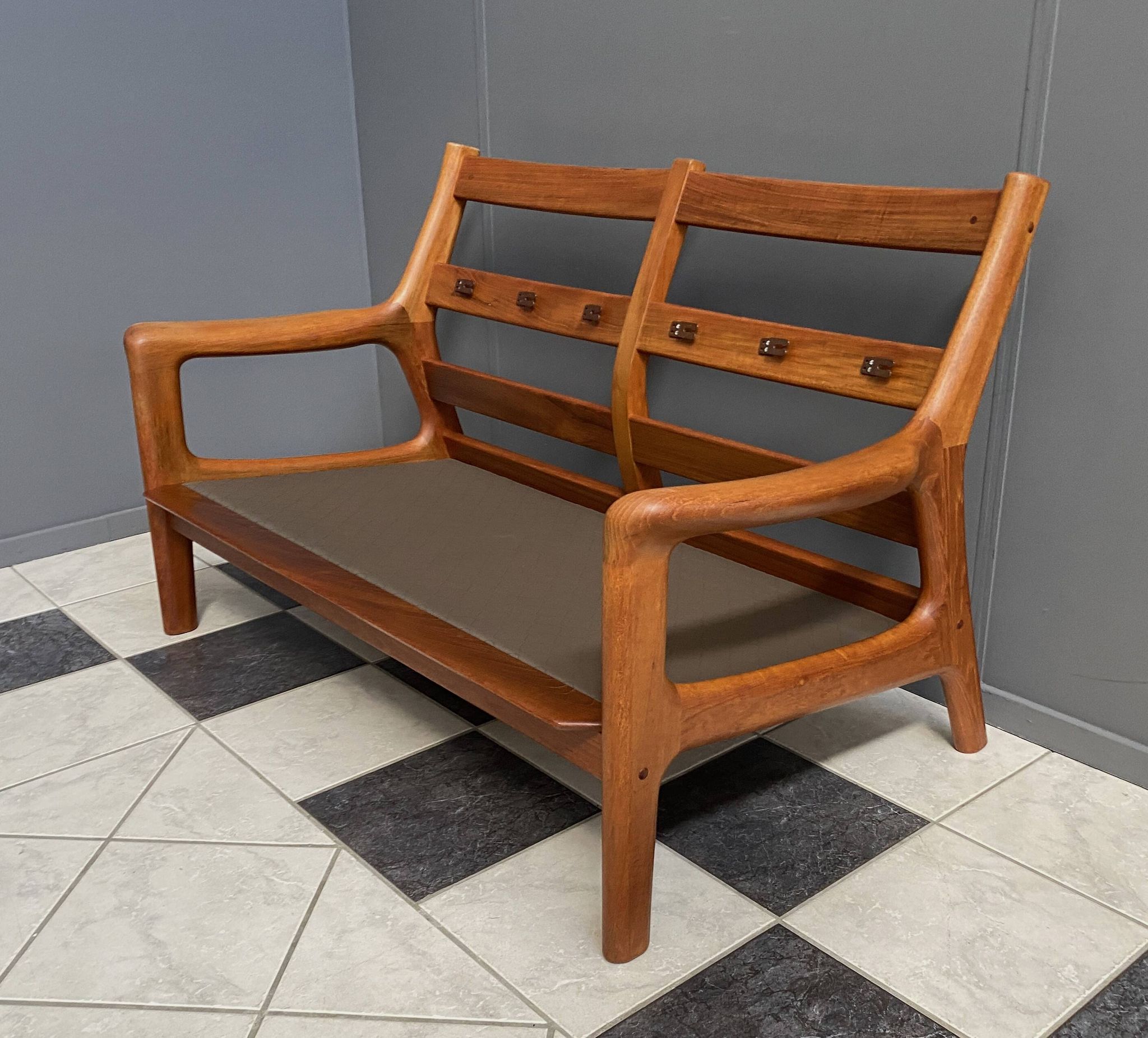 Gustav Thams teak 2-seat sofa for A/S Vejen Denmark 1960s