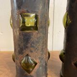 Pair of brutalist vases