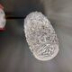 Vintage tulip wall light in diamond-point glass
