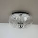 27cm "Wave" ceiling Wall Light by Koch and Lowy, Peill & Putzler, Germany