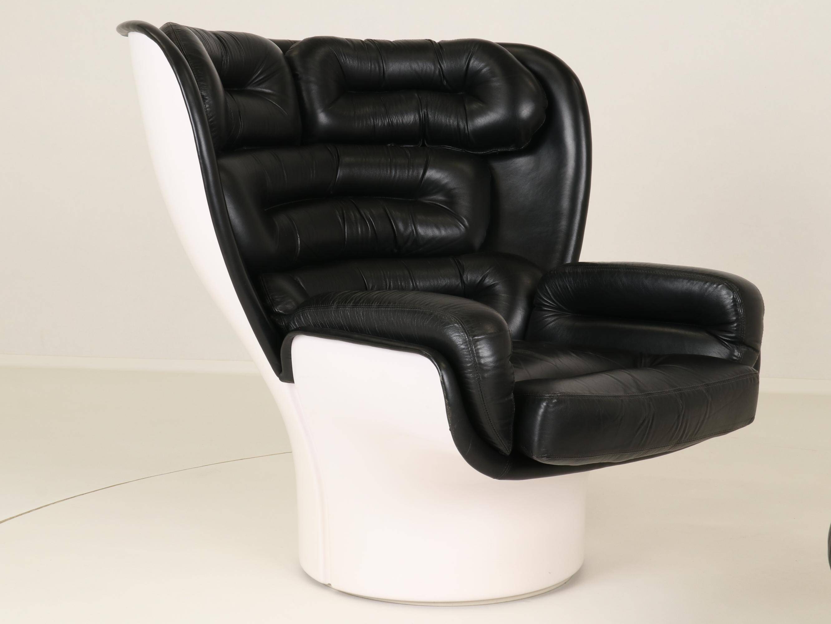 Elda Chair and Ottoman by Joe Colombo for Comfort, Italy, 1970s