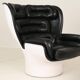 Elda Chair and Ottoman by Joe Colombo for Comfort, Italy, 1970s