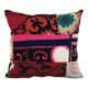 Vintage embroidered cushion cover 43x48 cm