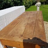 Old cherry farm table
