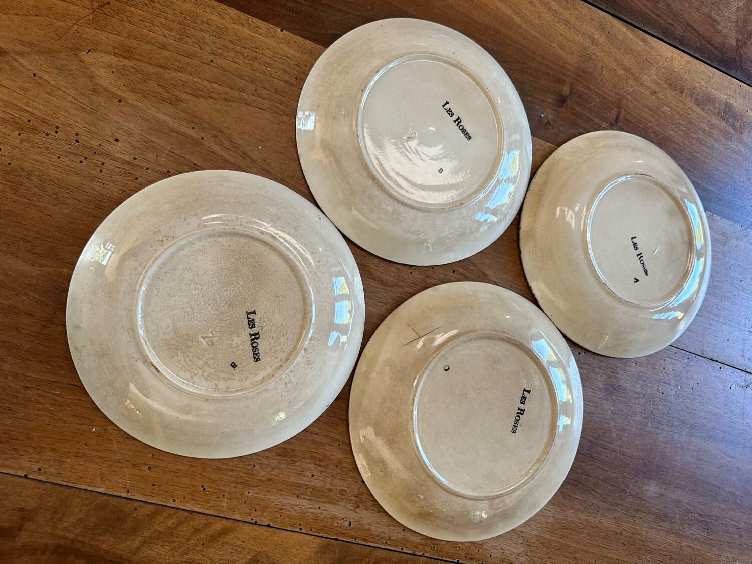 Vintage plates The roses 1920