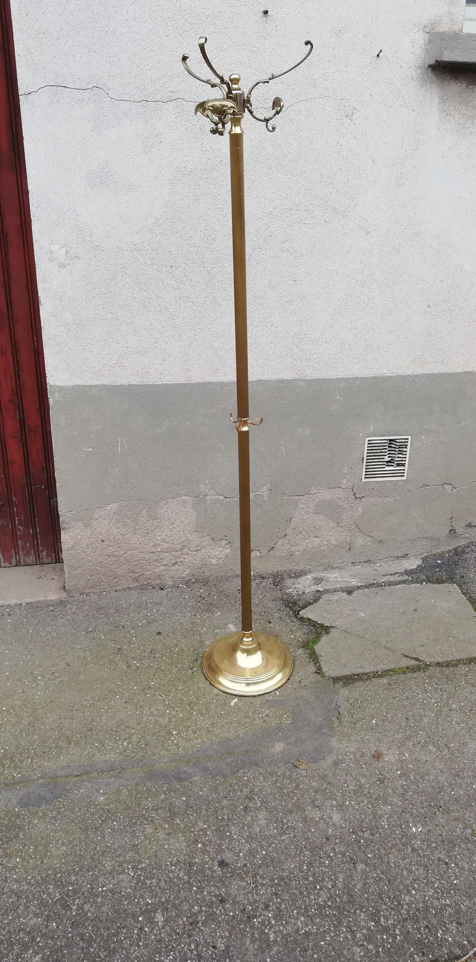 Porte manteau vintage laiton