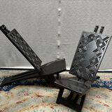 Lot - African chairs. Congo.