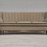 1960s, Danish 3 seater sofa, original good condition, cotton-wool.