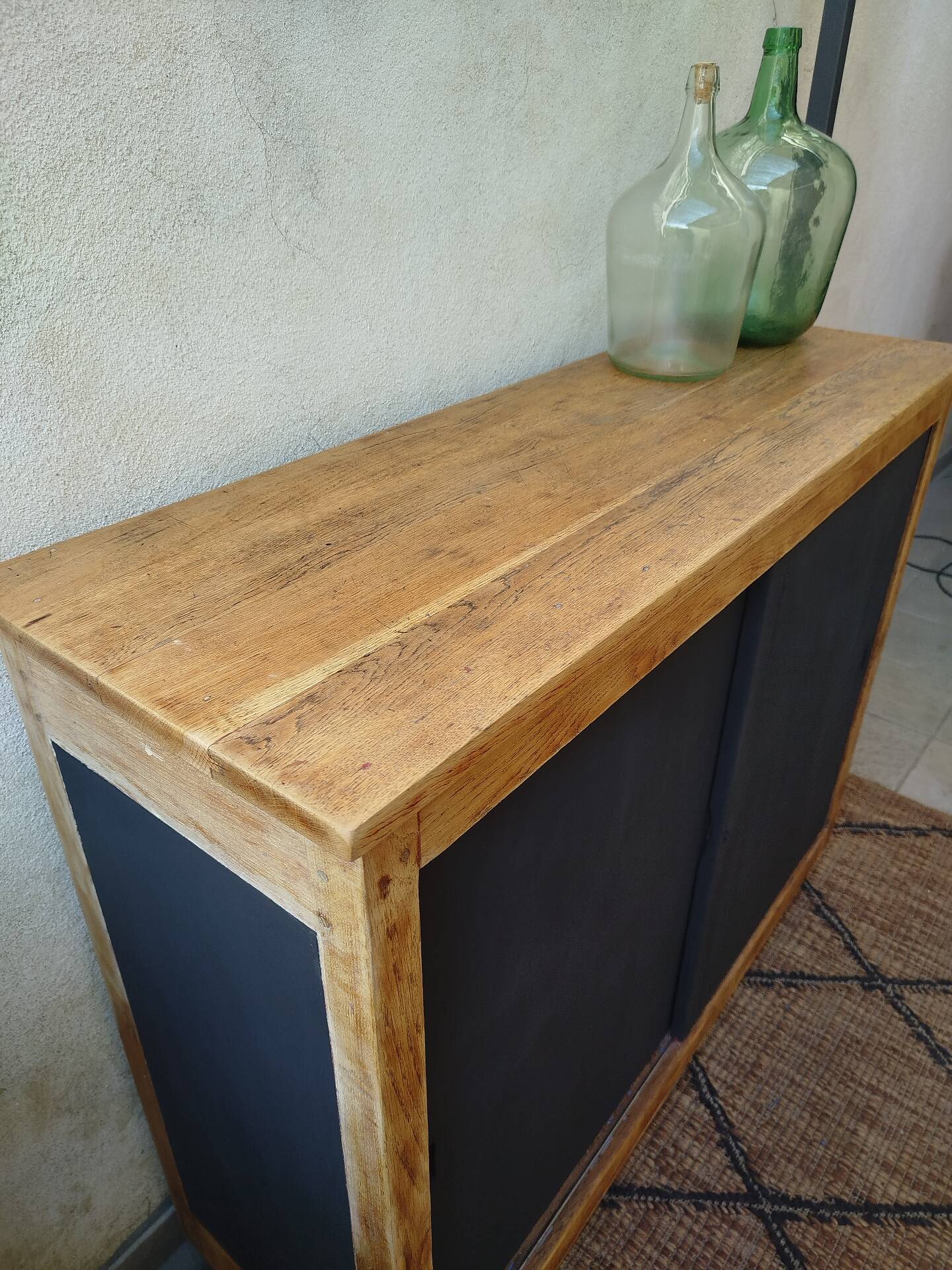 Old buffet with sliding doors