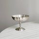 Lot de 6 grandes coupelles anciennes en inox