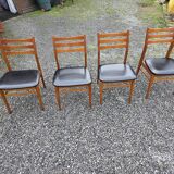 4 Scandinavian chairs from the 1960s