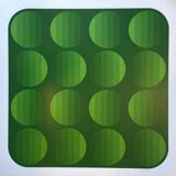 Poster - Photolithography Jim Bird tribute to Vasarely