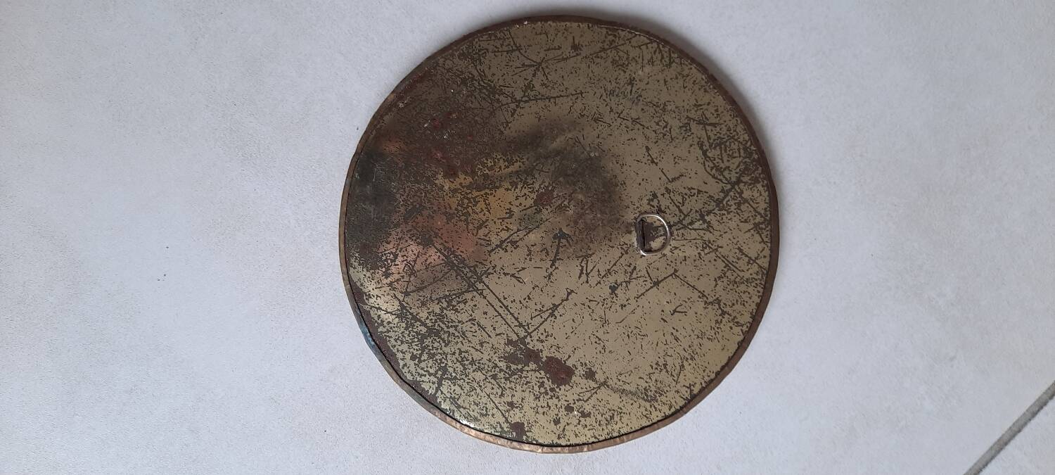 Brass mirror