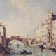 Paysage représentant Venise, années 1960, ensemble de 2