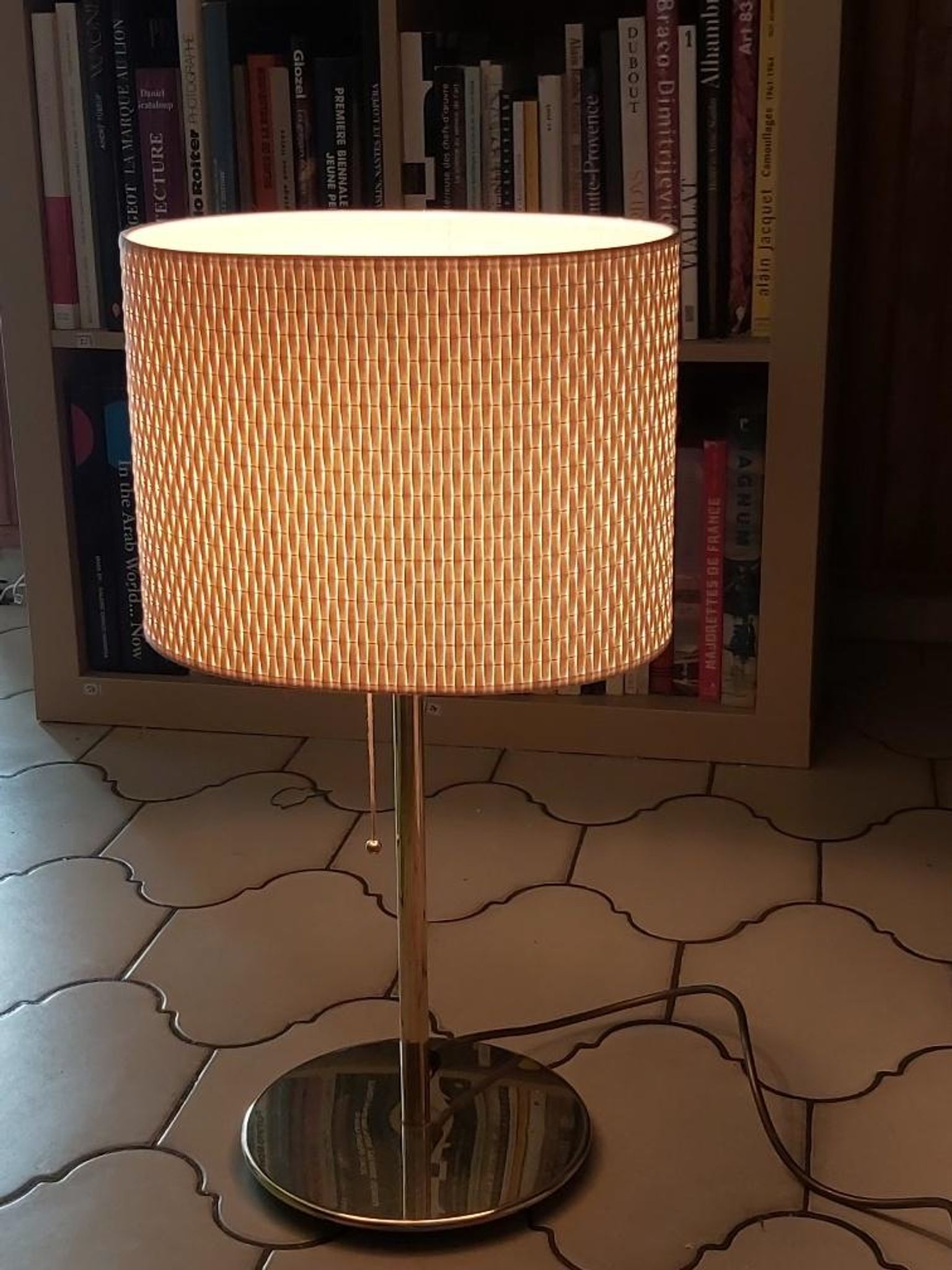 Lampe design laiton Sergio Bernardi Milano