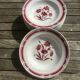 10 assiettes creuses Fenal BADONVILLER - porcelaine opaque - vintage