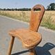 Vintage Brutalist Low Chair