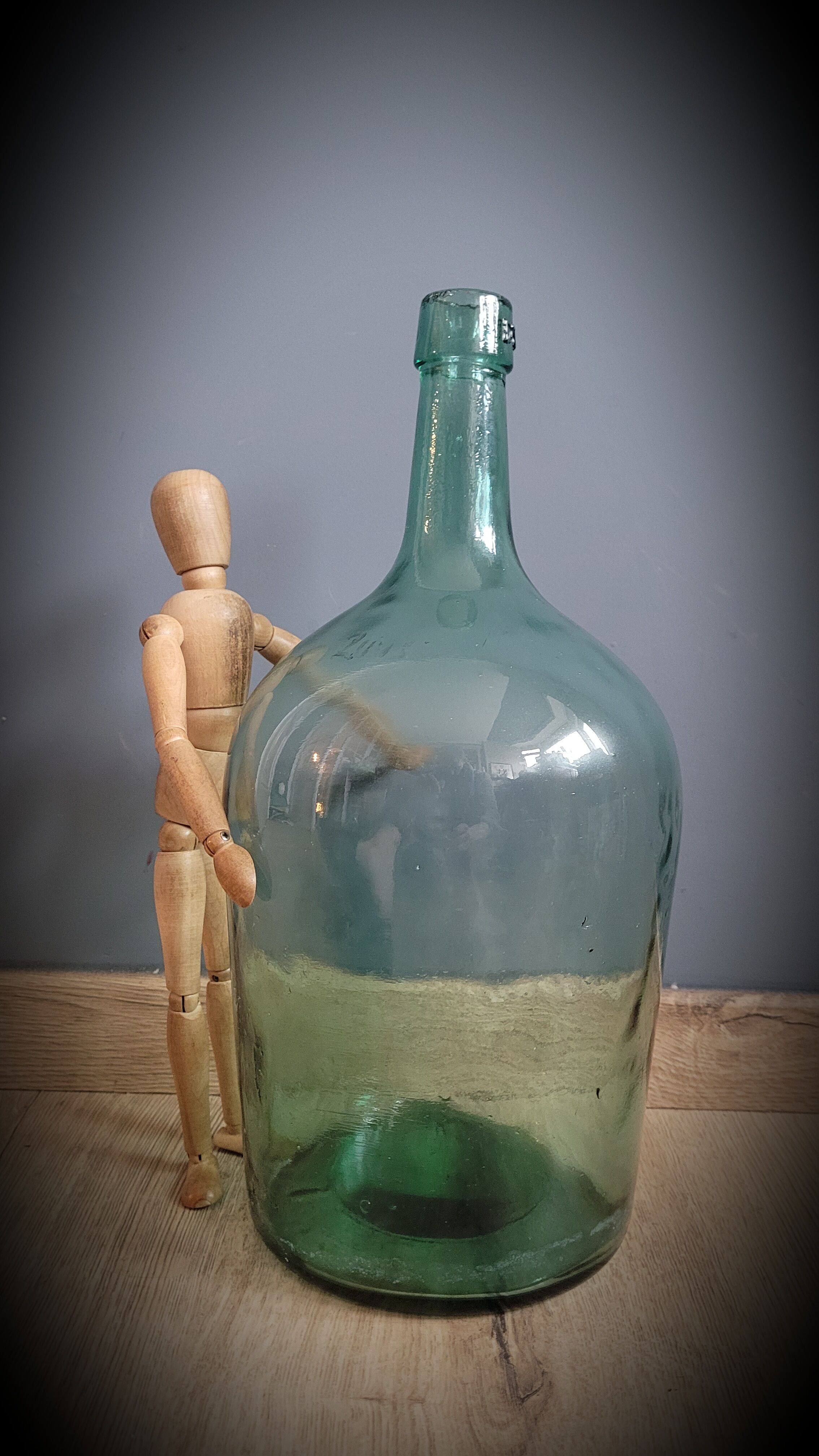 Dame Jeanne 6l right green