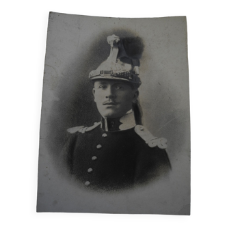 Military portrait photo soldier