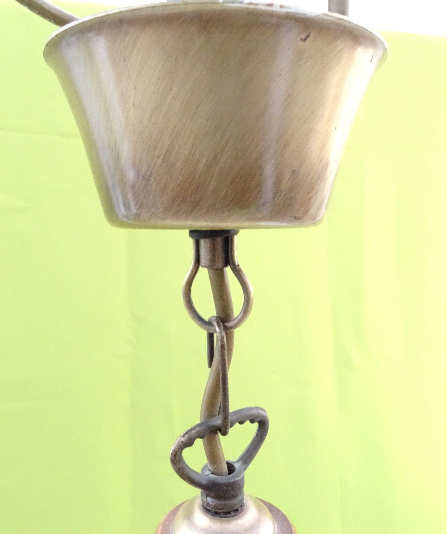 3-branched chandelier in opaque glass