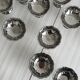 12 stainless steel footed bowls, Letang Remy style
