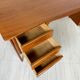 1960s Vintage Curved Teak Writing Desk by Svend Aage Madsen