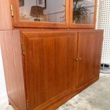 Scandinavian glass sideboard in teak