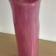 Vintage pink glass paste vase