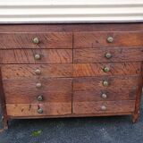Meuble de metier chene debut XXe