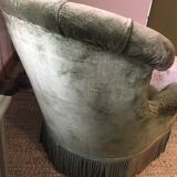 pair of large toad armchairs