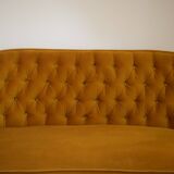 Vintage velvet sofa